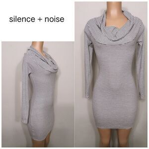 Silence + Noise stripe dress. NWOT